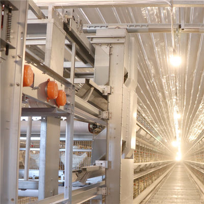 6 uccelli della fila 192/hanno messo il pollo automatico di strato del sistema della gabbia in batteria