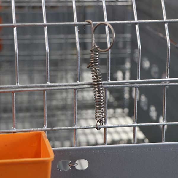 Filo di acciaio astuto comodo della gabbia Q235 del coniglio dell'azienda agricola/materia plastica